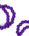 Neon Beaded Bracelet (Purple) 2pk