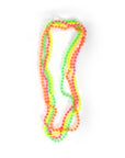 80s Fluro Necklaces 4pk (Mixed Colours)