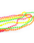 80s Fluro Necklaces 4pk (Mixed Colours)