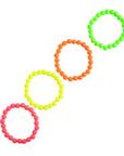 80s Fluro Neon Bracelets (4pk)