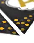 Happy New Year Banner (Black with Champagne glasses)