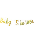 Gold Sparkle Baby Shower Banner