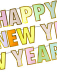 Happy New Year Banner (Rainbow)