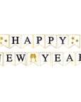 Happy New Year Banner (White)