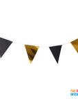 Black and Gold Party Decoration Kit