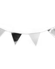 Deluxe Metallic and Glitter Bunting (Silver)