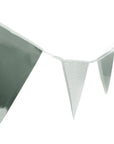 Deluxe Metallic and Glitter Bunting (Silver)