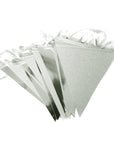 Deluxe Metallic and Glitter Bunting (Silver)