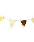 Deluxe Metallic and Glitter Bunting (Gold)