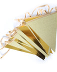 Deluxe Metallic and Glitter Bunting (Gold)