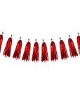 Metallic Tassels (Red)