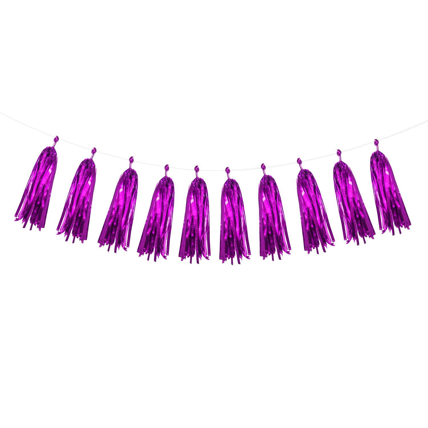 Metallic Tassels (Pink)