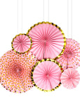 Light Pink Birthday Decoration Kit (Stripes)