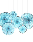Light Blue Birthday Decoration Kit (Stripes)