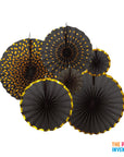New Years Black and Gold Party Decoration Kit