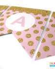 Light Pink Birthday Decoration Kit (Dots)