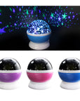 Rotating Star Projection Lamp