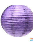 Purple Round Paper Lantern (1 Piece)