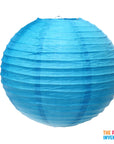 Blue Round Paper Lantern (1 Piece)