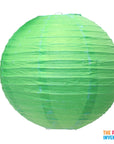 Green Round Paper Lantern (1 Piece)