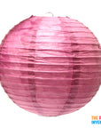 Maroon Round Paper Lantern (1 Piece)