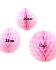 Pink Honeycomb Ball