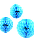 Blue Honeycomb Ball