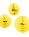 Yellow Honeycomb Ball