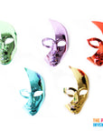 Half Face Metallic Mask