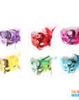 Metallic Mask with Flower