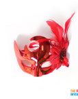 Metallic Mask with Flower