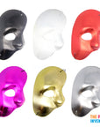 Shiny Half Face Opera Mask
