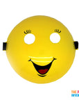 Yellow Smiley Face Mask