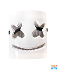 White Marshmallow Plastic Mask