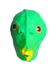Green Alien Fish Latex Mask
