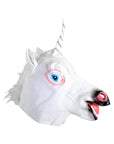 White Unicorn Latex Mask