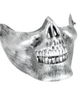 Half Face Skull Mask (Silver)