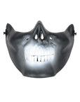 Half Face Skull Mask (Black)