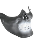 Half Face Skull Mask (Black)
