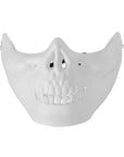 Half Face Skull Mask (White)