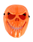 Orange Pumpkin Skeleton Mask