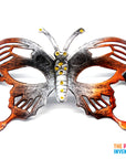 Copper Orange Butterfly Mask