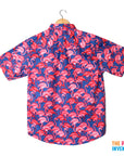 Adult Hawaiian Shirt (Flamingo Frenzy)