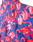 Adult Hawaiian Shirt (Flamingo Frenzy)
