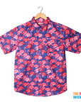 Adult Hawaiian Shirt (Flamingo Frenzy)