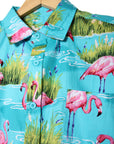 Adult Hawaiian Shirt (Crocodile/Flamingo)