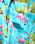 Adult Hawaiian Shirt (Crocodile/Flamingo)