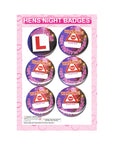 Hens Night Badges (6pcs)