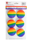 Rainbow Badges (6pcs)