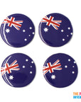 Australian Flag Round Badges (6pcs)